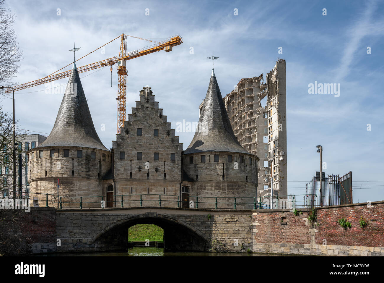 Ghent Belgium - Gent Belgien Stock Photo