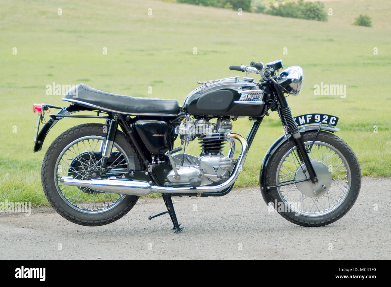 1965 Triumph T120 Bonneville 650cc Stock Photo