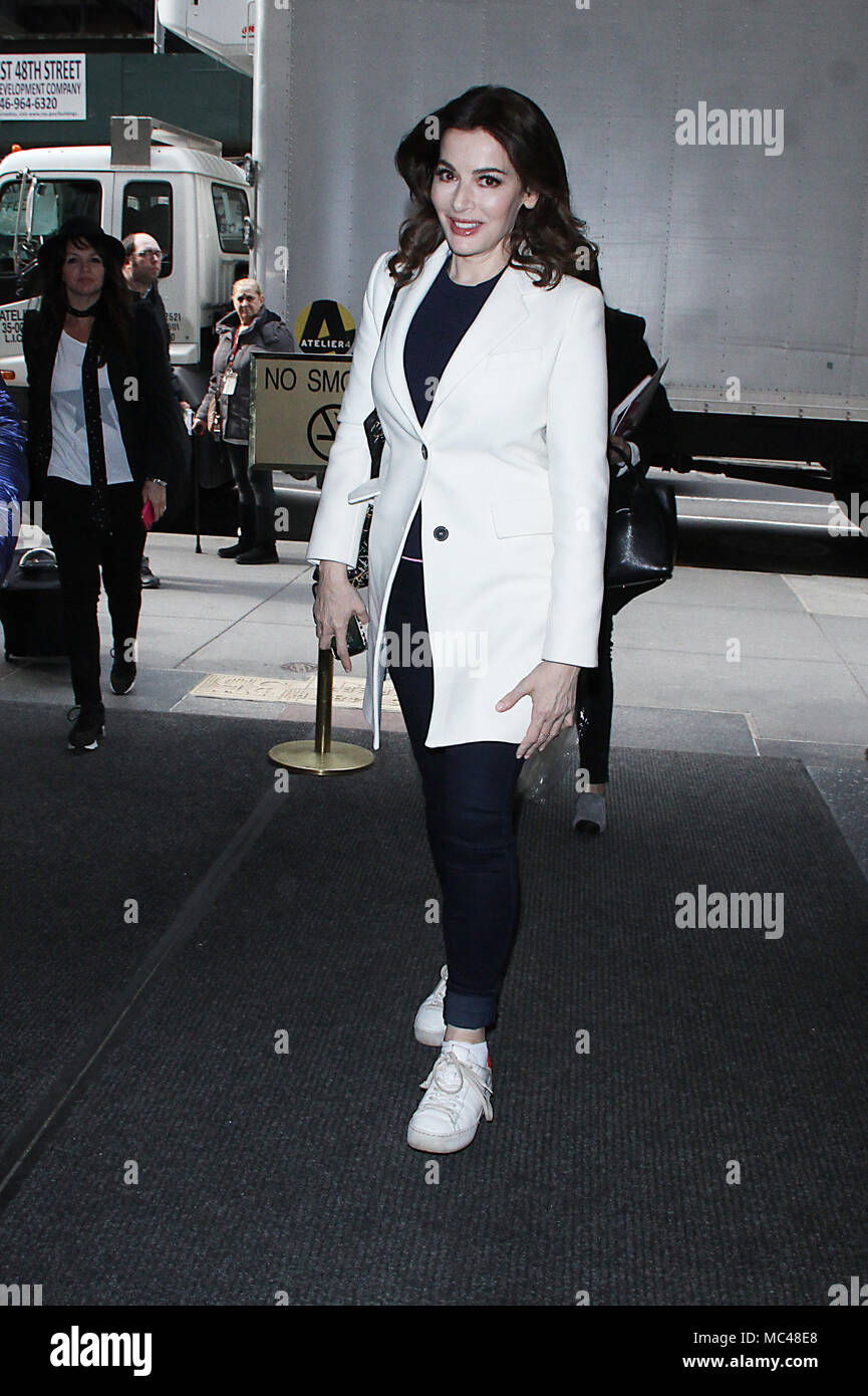 New York Ny Usa 12th Apr 2018 Nigella Lawson At Today Show To Make Queen Of Puddings A Treat Fit For Royalty In New York April 12 2018 Credit Rw Media Punch Alamy Live