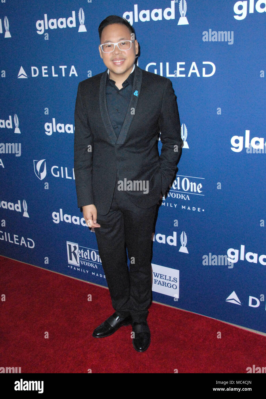 Beverly Hills, California, USA. 12th April, 2018. Nico Santos attends the 29th Annual GLAAD Media Awards at The Beverly Hilton Hotel on April 12, 2-18 in Beverly Hills, California. Photo by Barry King/Alamy Live News Stock Photo