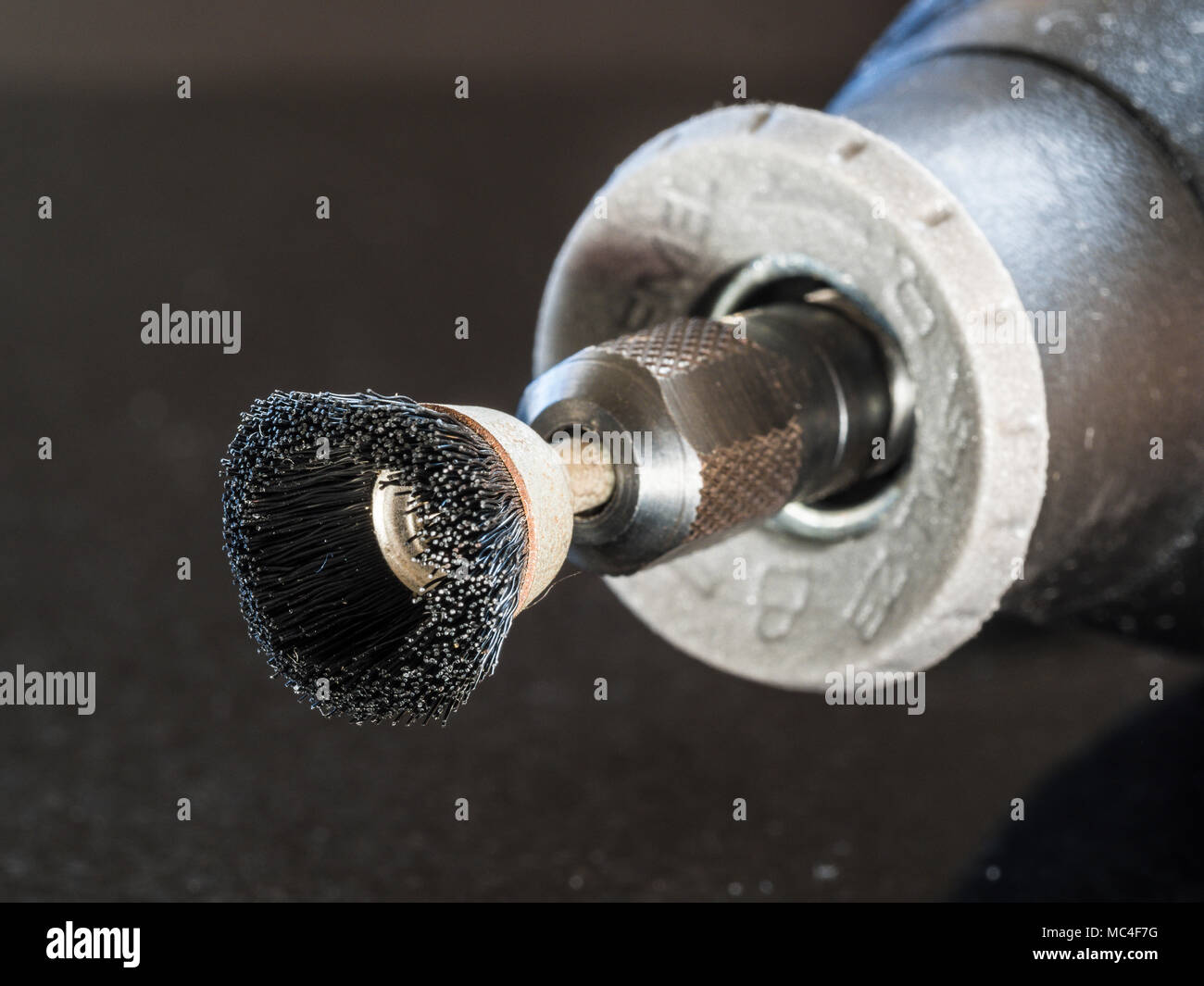 dremel tool brush bit Stock Photo Alamy