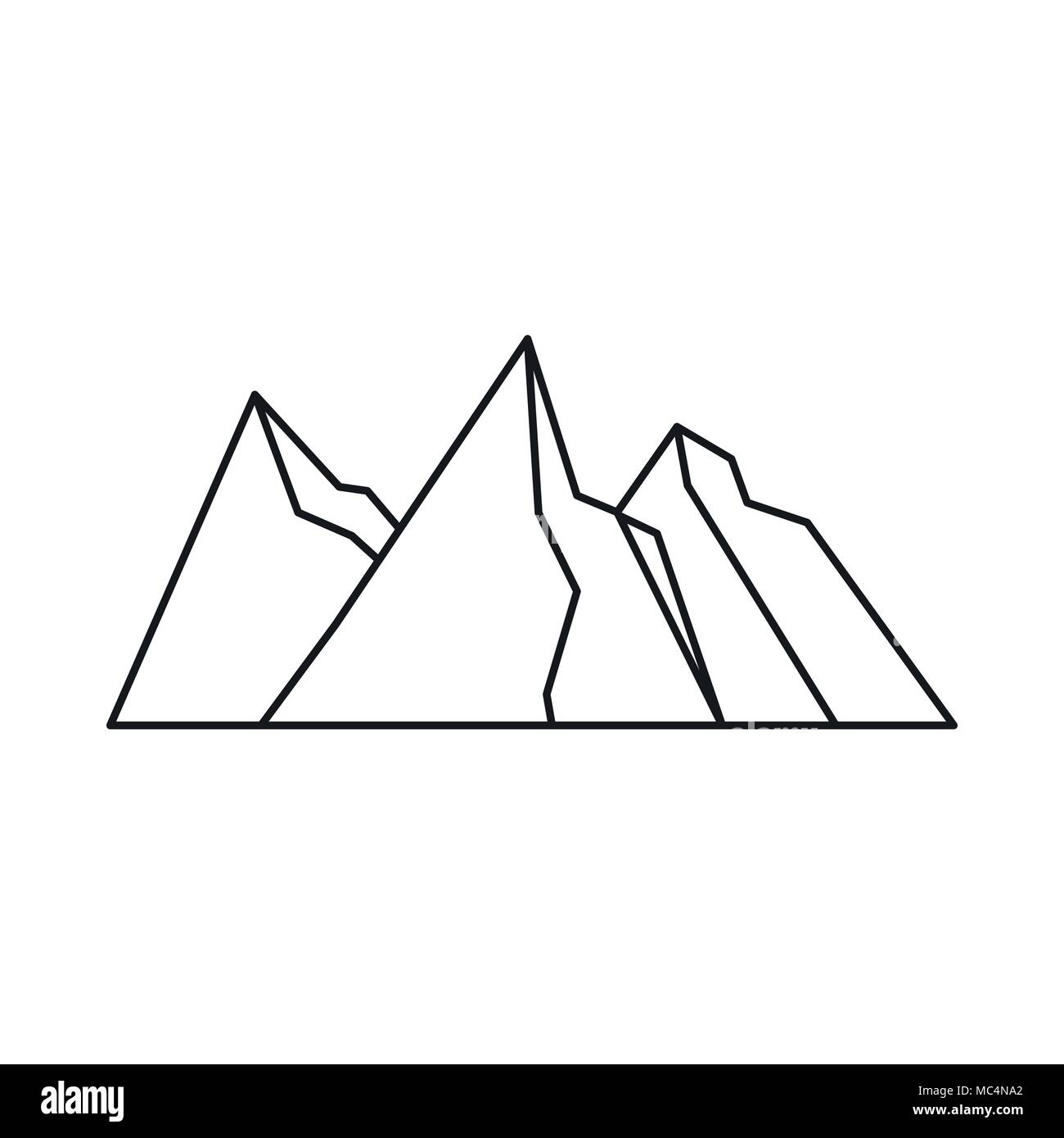 Free Free Mountain Outline Svg 161 SVG PNG EPS DXF File