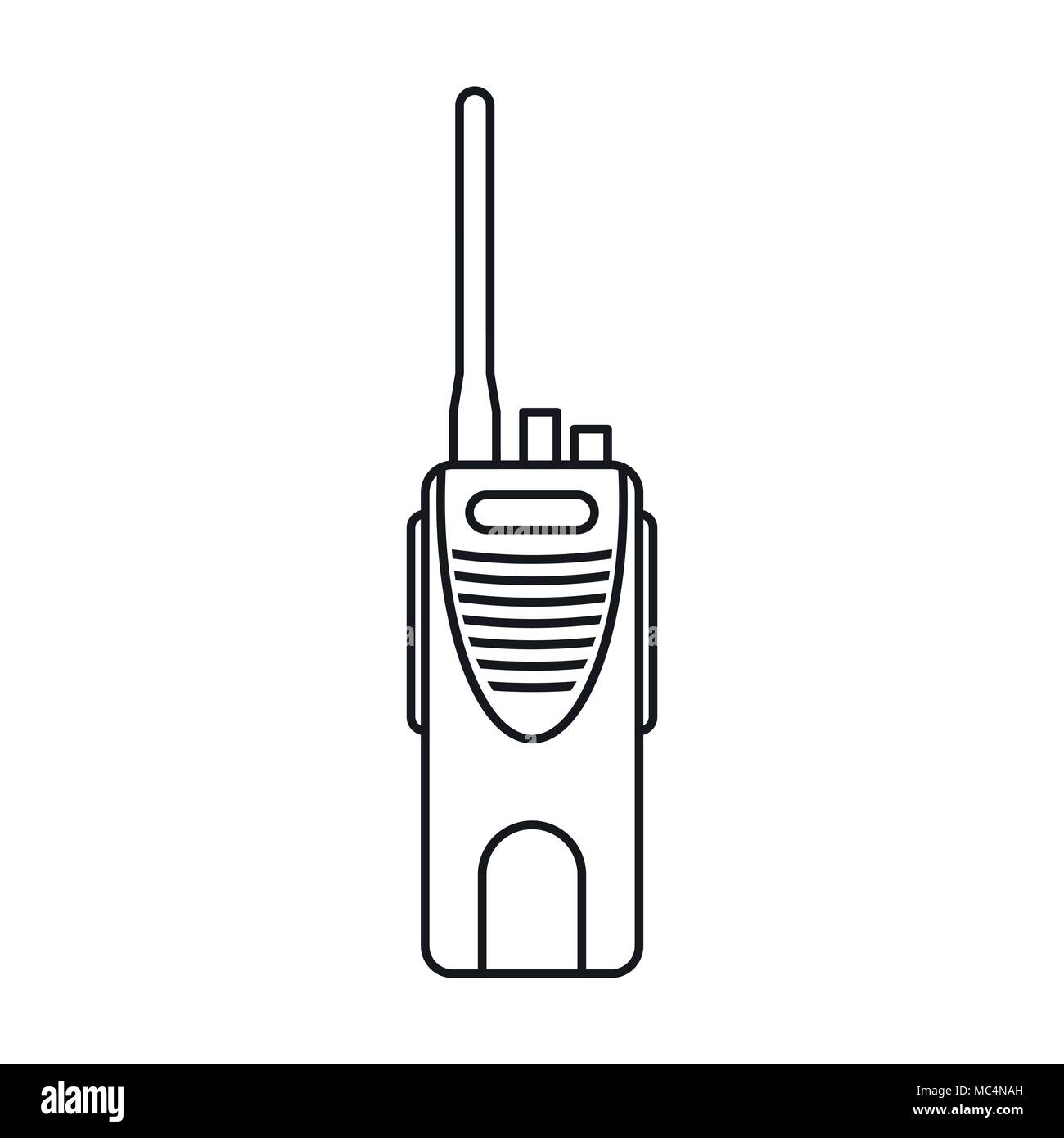 Radio transmitter icon, outline style Stock Vector Image & Art Alamy
