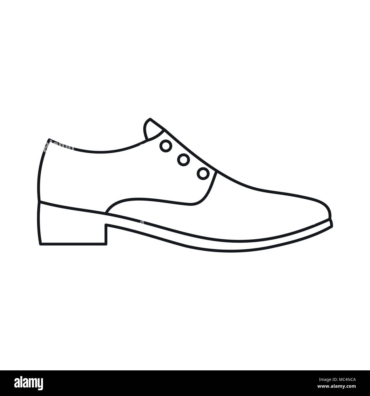 Men shoe icon, outline style Stock Vector Image & Art - Alamy