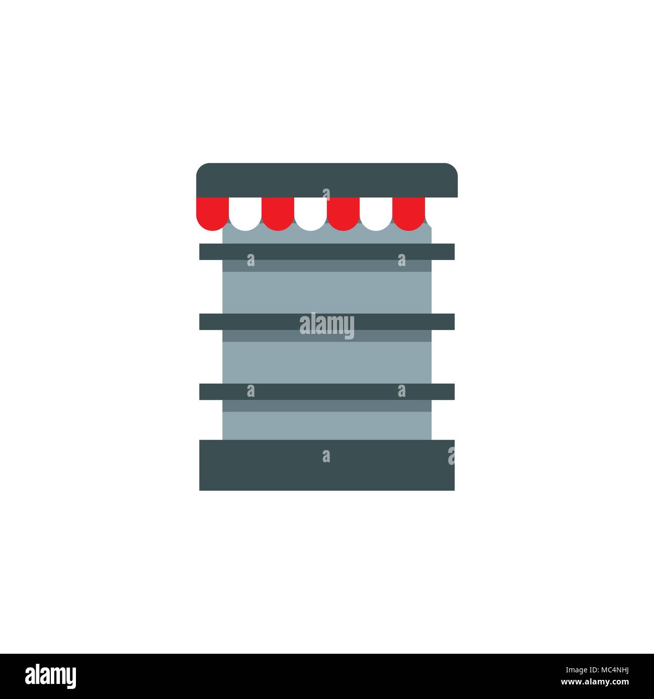 Showcase in shop icon, flat style Stock Vector Image & Art - Alamy
