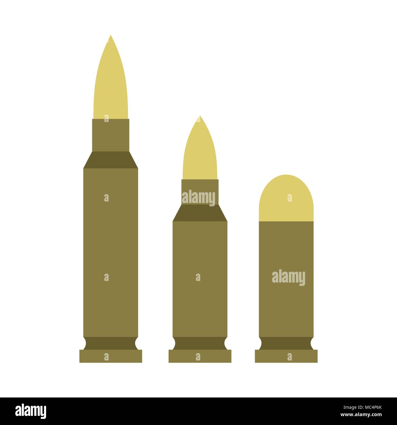 Bullets icon in flat style Stock Vector Image & Art - Alamy