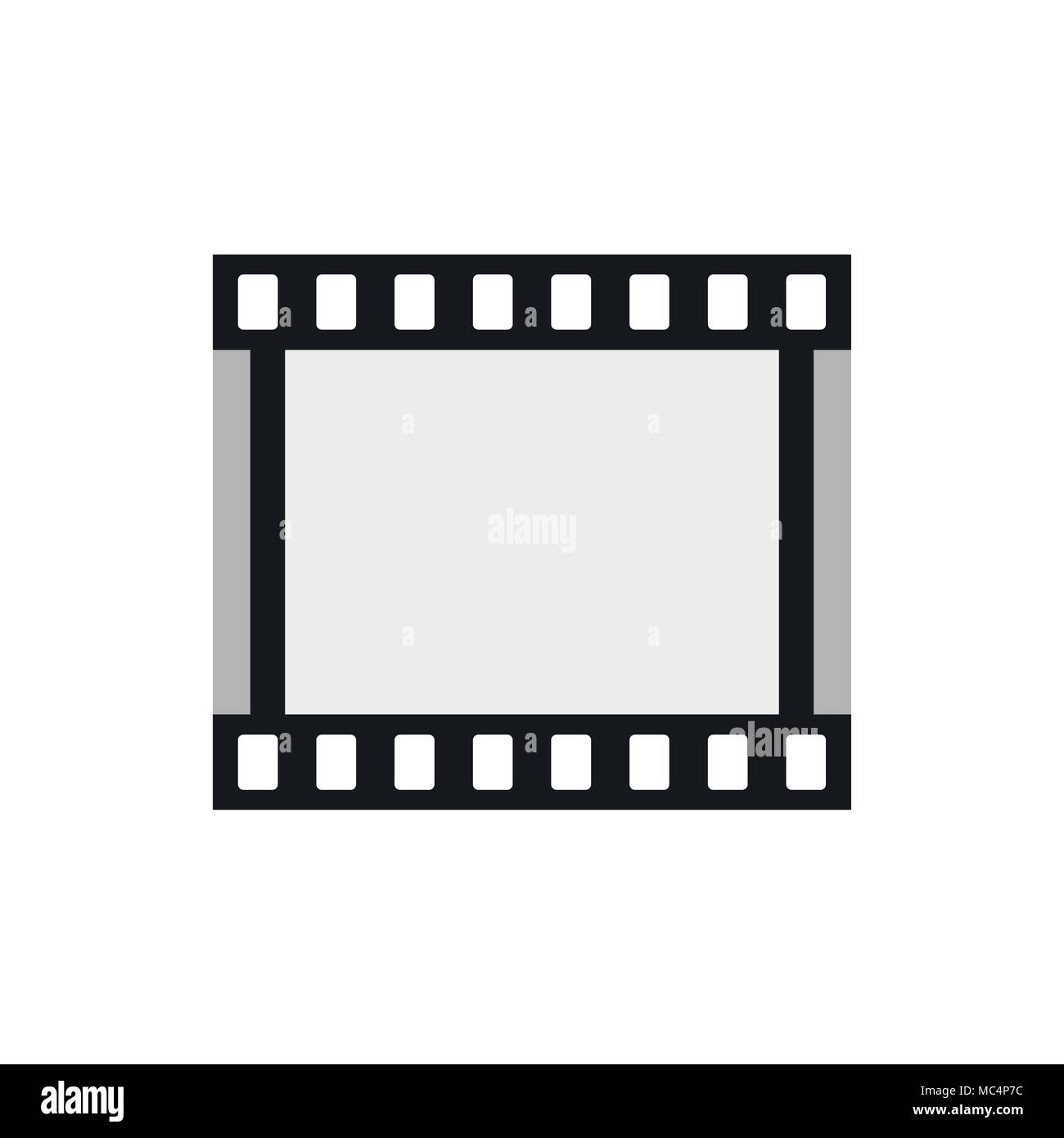 Film strip icon in flat style Stock Vector Image & Art Alamy