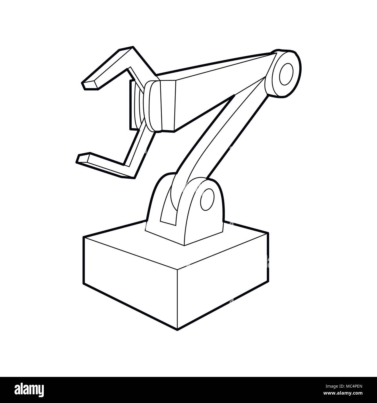 Robot arm drawing Black and White Stock Photos & Images Alamy