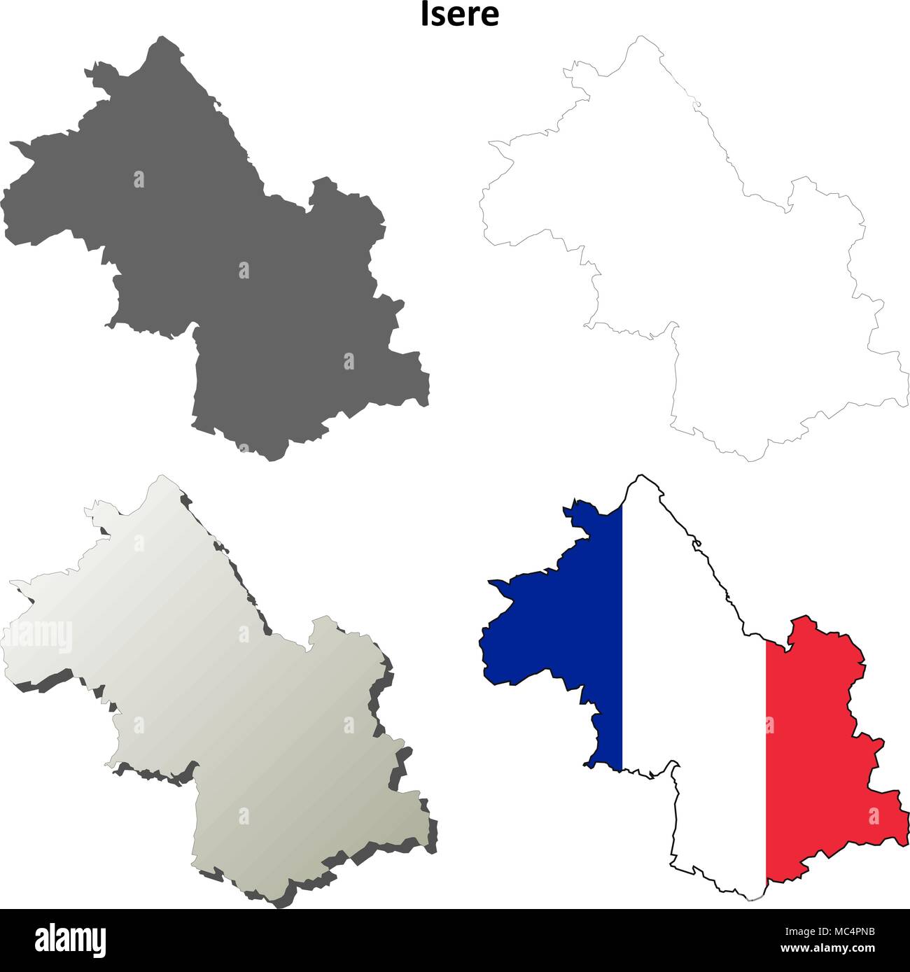Map of rhone alpes hi-res stock photography and images - Alamy