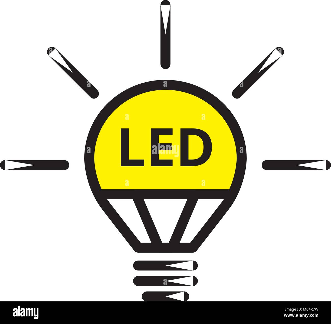 Light Bulb Lamp Stock Vector