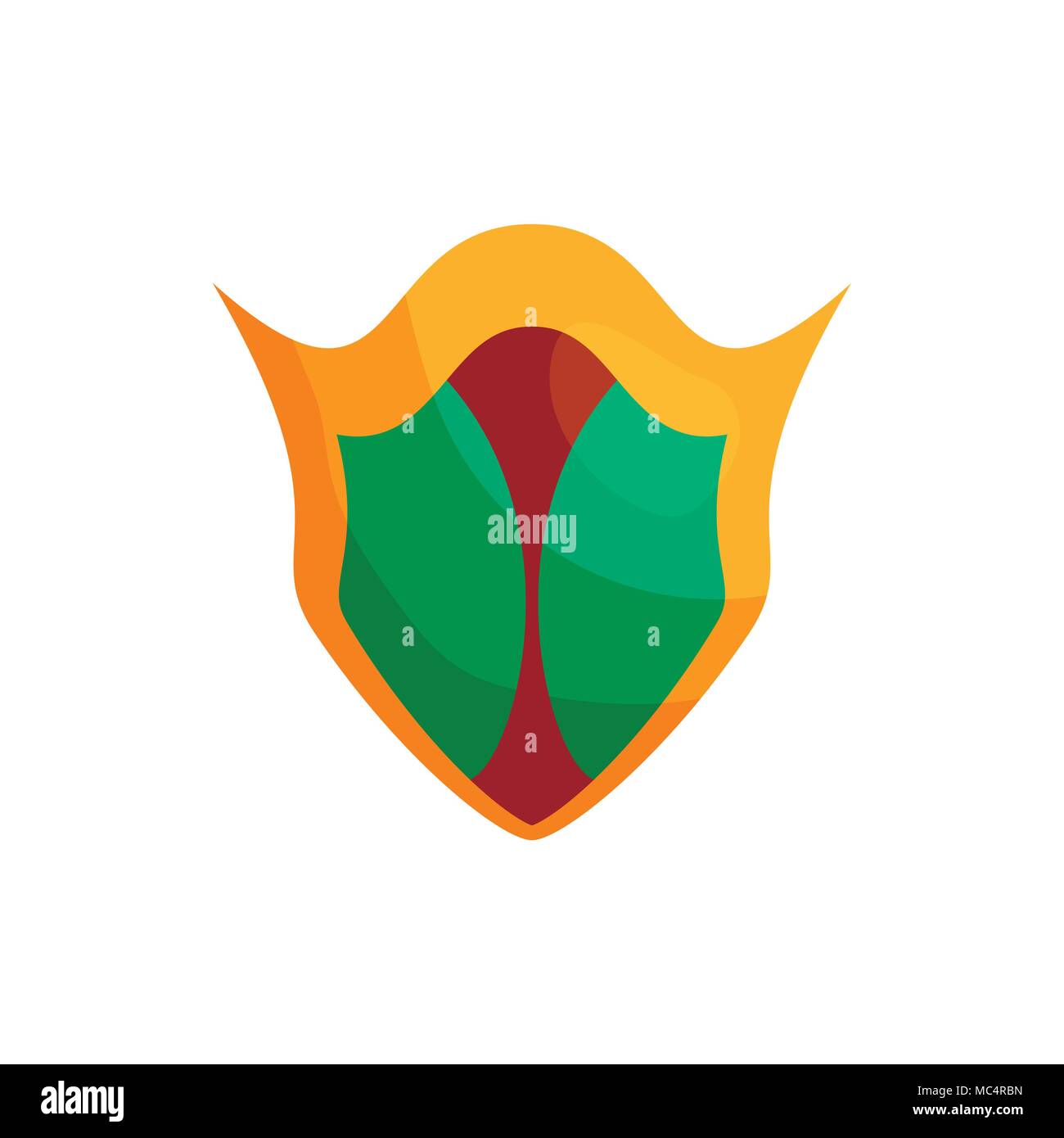 Protection shield icon, cartoon style Stock Vector Image & Art - Alamy