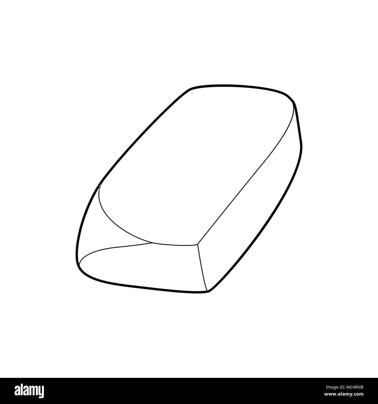 Eraser icon, outline style Stock Vector Image & Art Alamy