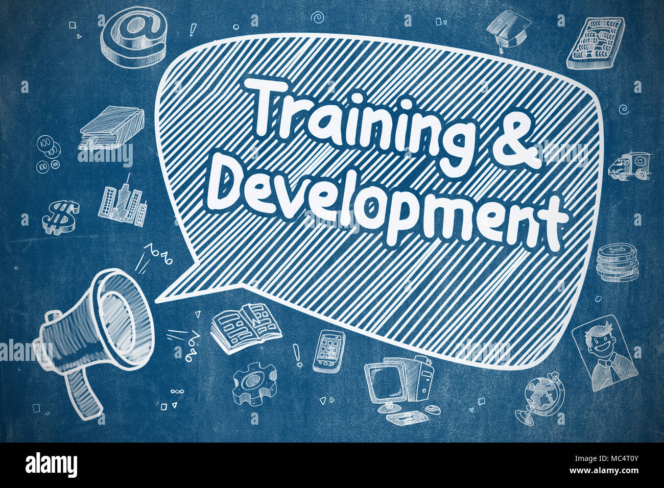 Training And Development - Business Concept. Stock Photo