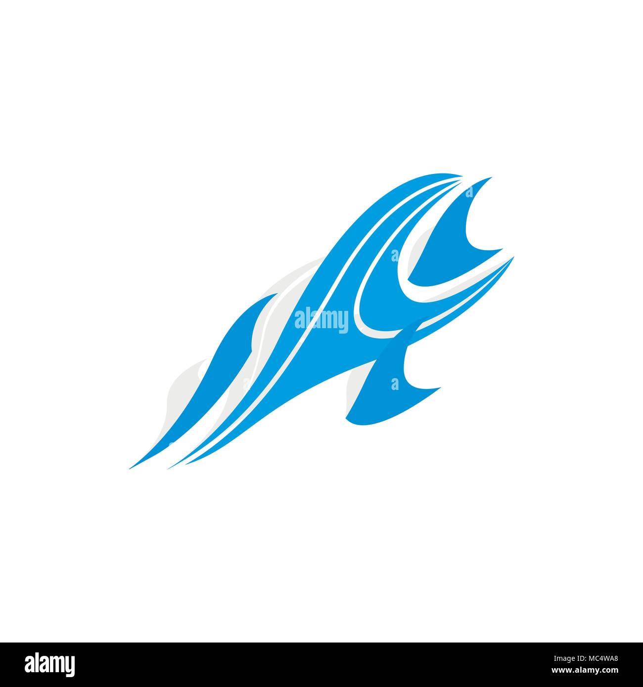Wave icon in isometric 3d style Stock Vector Image & Art - Alamy