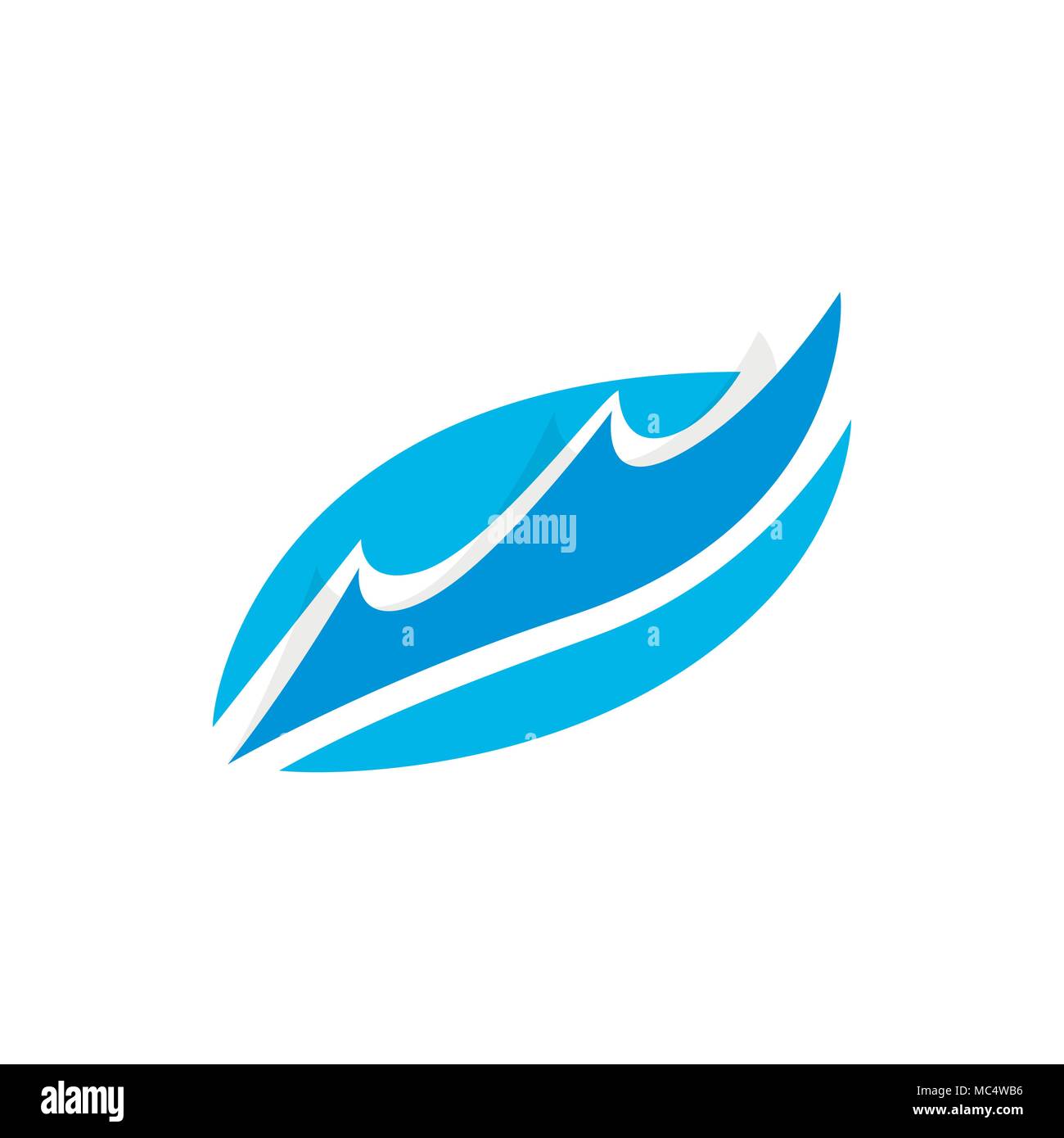 Wave icon in isometric 3d style Stock Vector Image & Art - Alamy