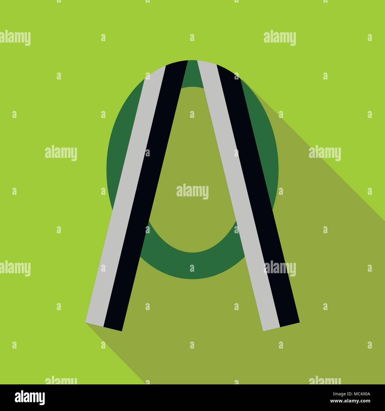 Funeral frame with ribbon icon, flat style Stock Vector Image & Art - Alamy