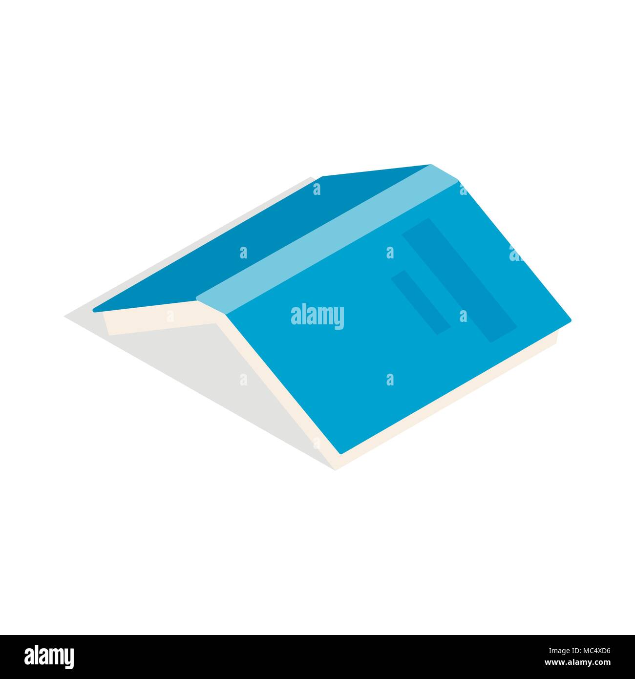Open book with blue cover icon, isometric 3d style Stock Vector Image ...