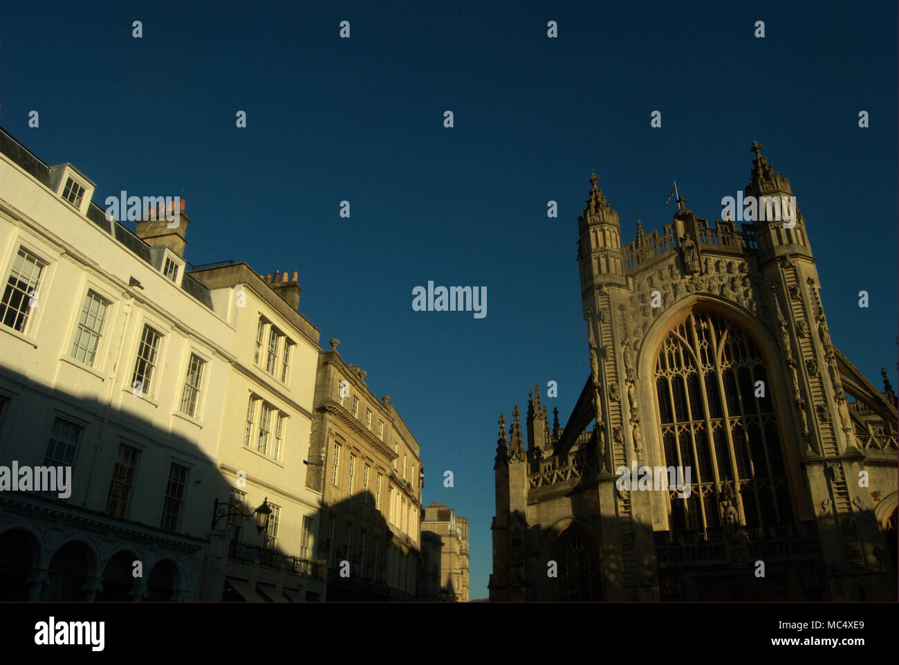 Historic buildings of Bath, UK Stock Photo