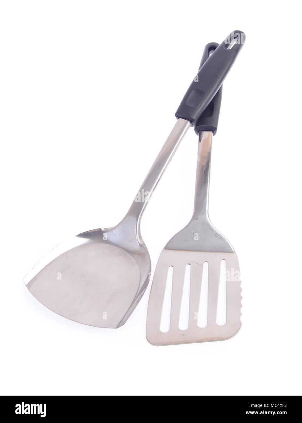 Kitchen utensils. Set of high quality kitchen utensils on white Stock