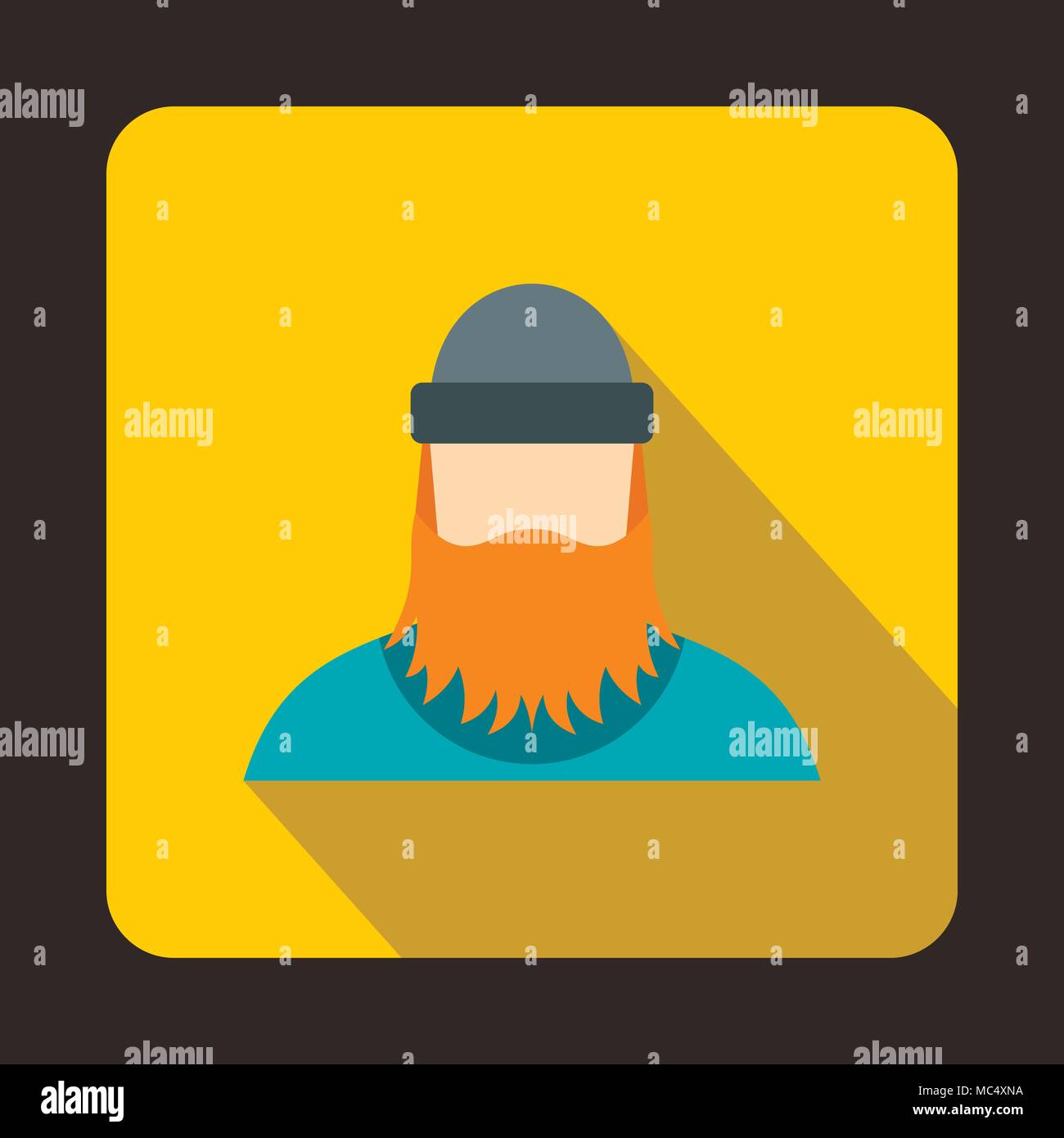 Lumberjack icon, flat style Stock Vector Image & Art - Alamy