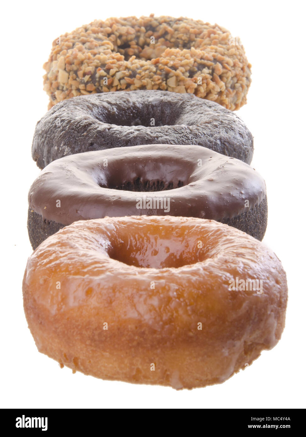 donut isolated on white background Stock Photo - Alamy