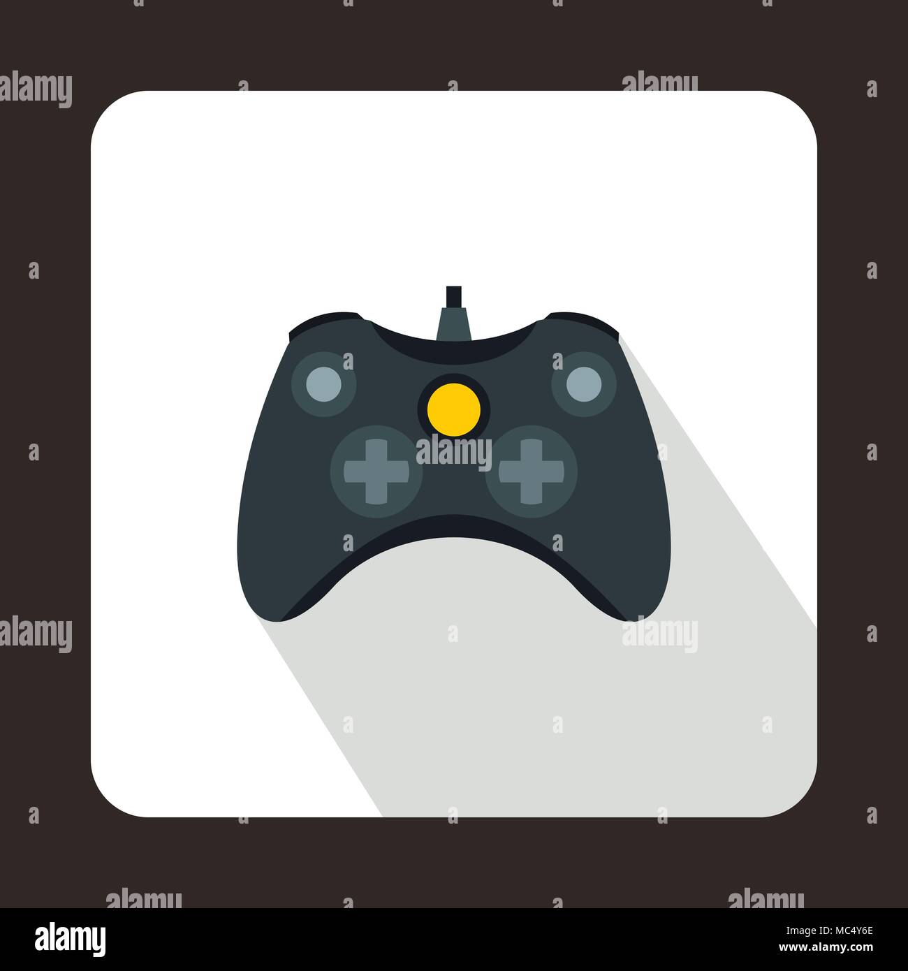Joystick for playing games icon, flat style Stock Vector Image & Art ...