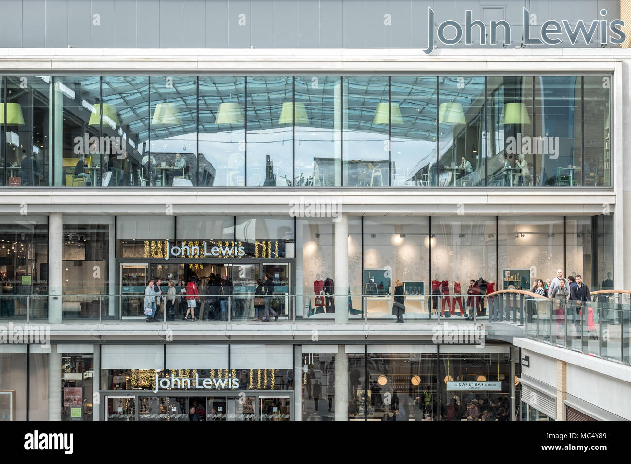 John Lewis, Westgate Centre, Oxford Stock Photo Alamy