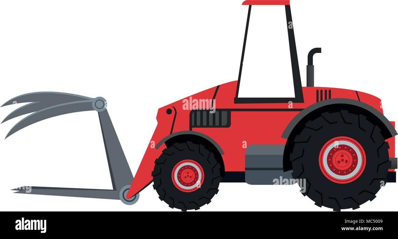 Farm tractor vehicle Stock Vector Image & Art - Alamy