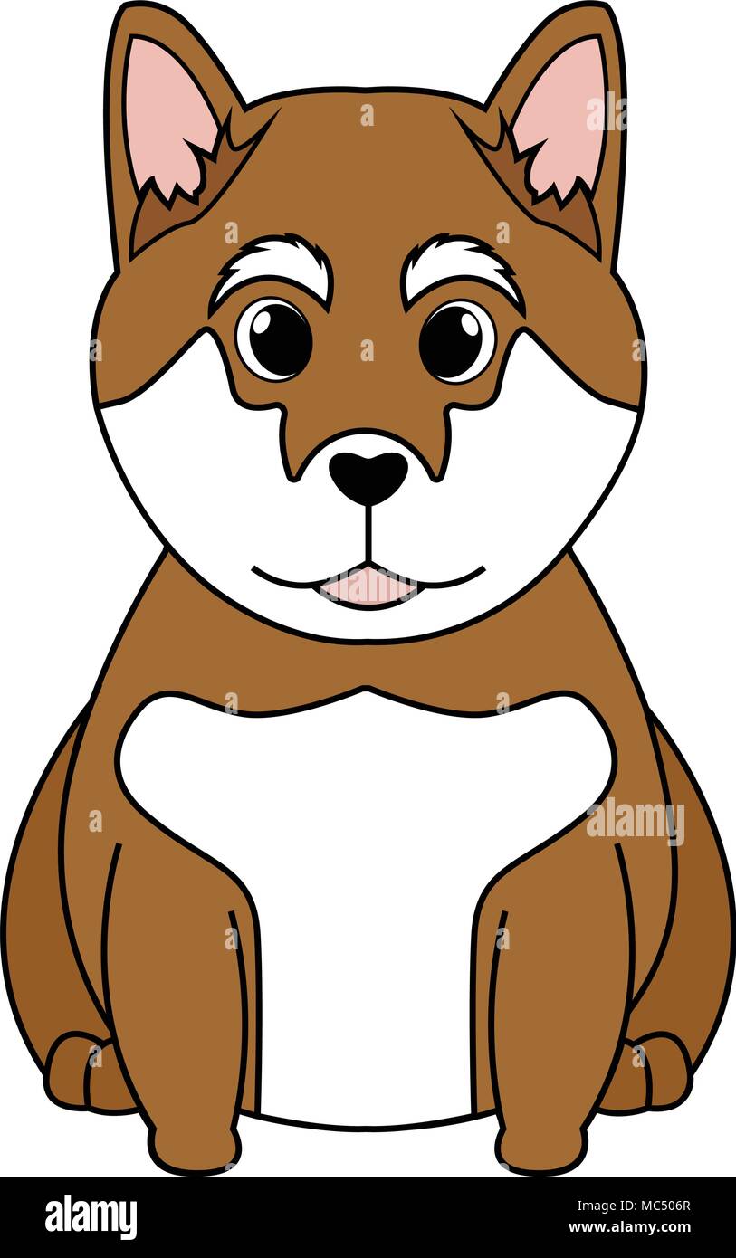 Abstract cute dog Stock Vector Image & Art - Alamy