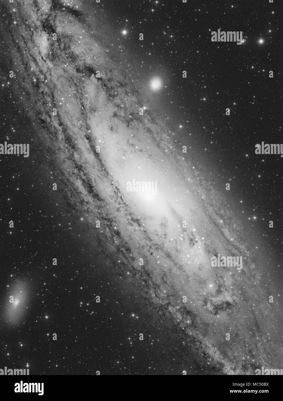 M31 The Andromeda Galaxy Stock Photo