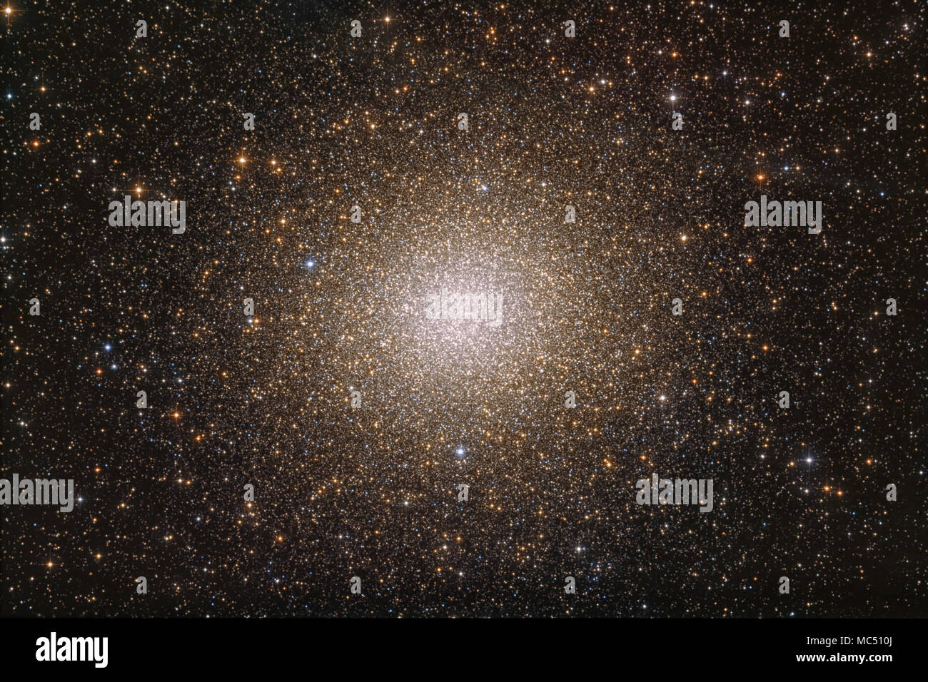 The Omega Centauri Cluster Stock Photo