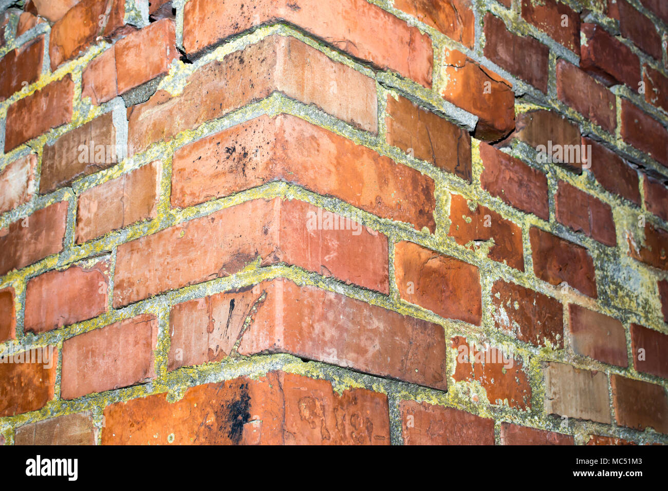 Weathered brick wall Stock Photo - Alamy