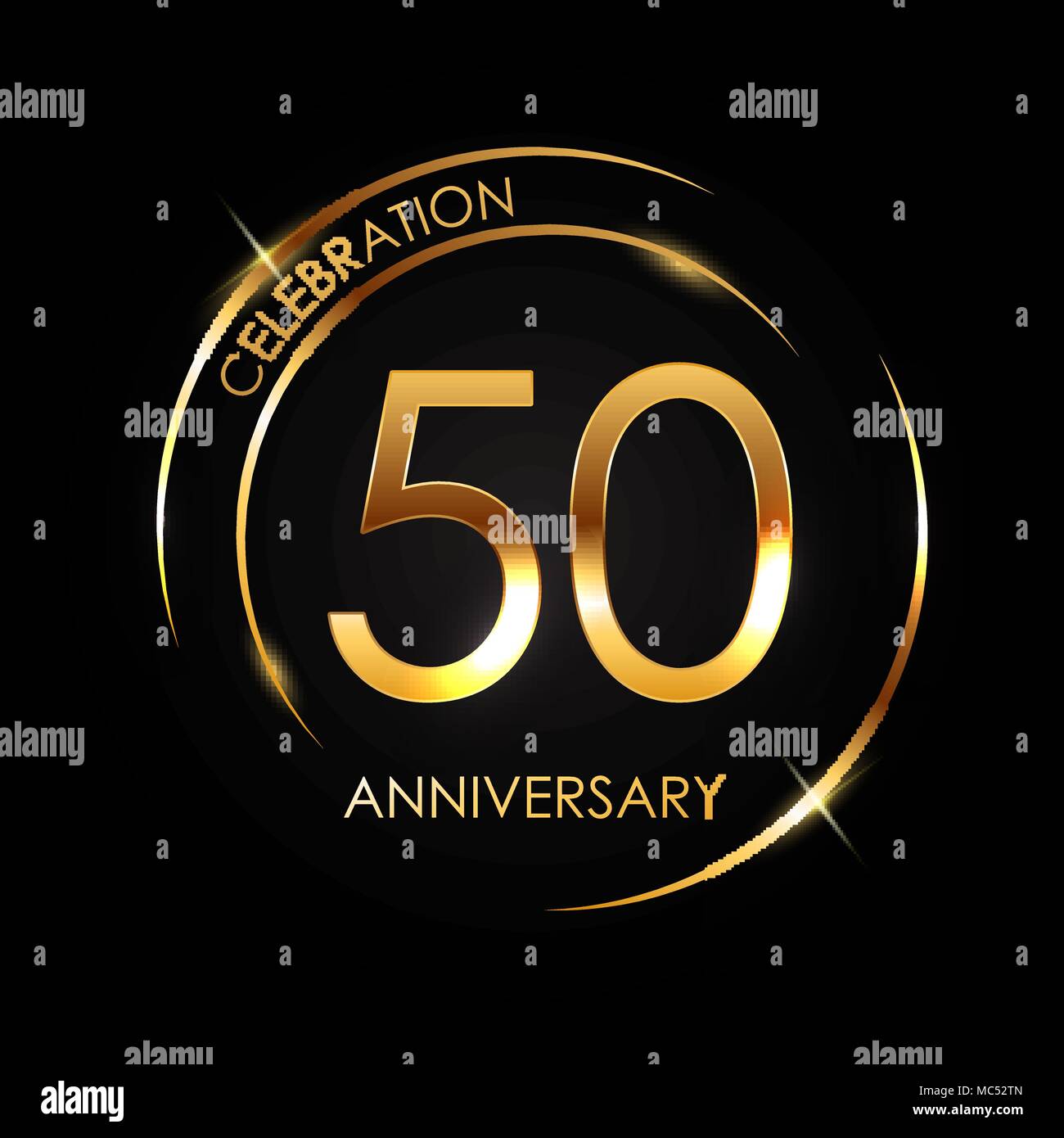 Template 50 Years Anniversary Vector Illustration Stock Vector Image Template 50 Years Anniversary Vector Illustration Stock Vector Image
