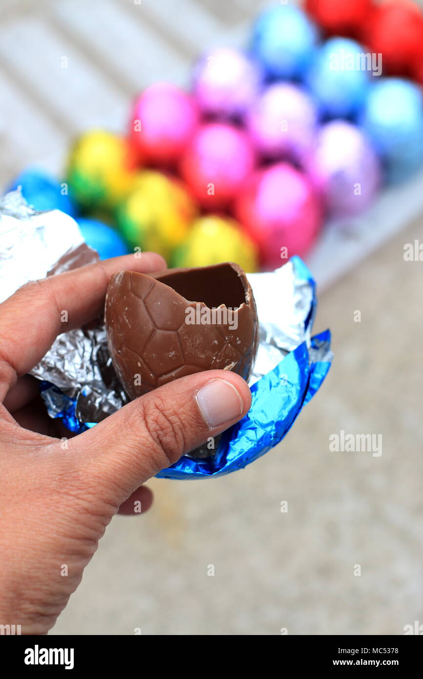 Half eaten easter egg hires stock photography and images Alamy
