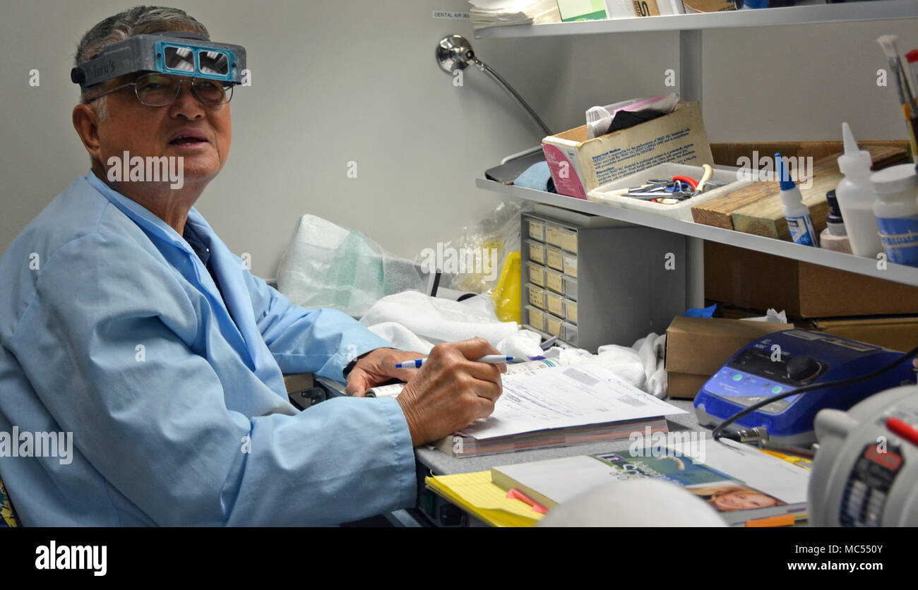 Dental Laboratory Technician, Vernon Ching, works in the Fort Shafter