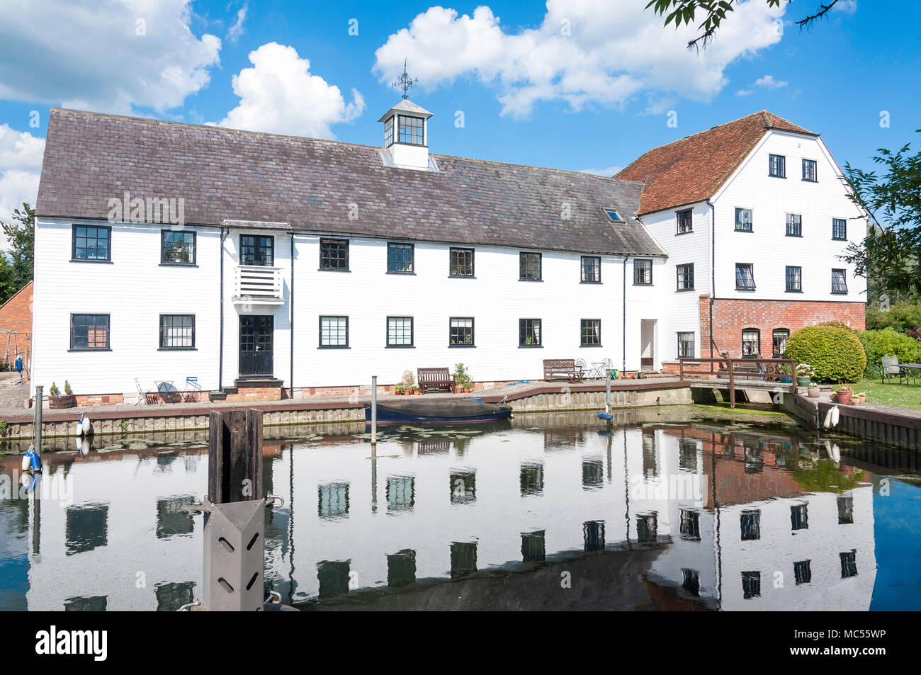 18th century Hambleden Mill, Mill End Lock, Hambleden, Buckinghamshire, England, United Kingdom