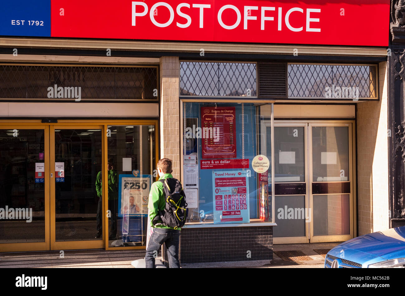 The Post Office in Bury Saint Edmunds , Suffolk , England , Great Britain , UK Stock Photo