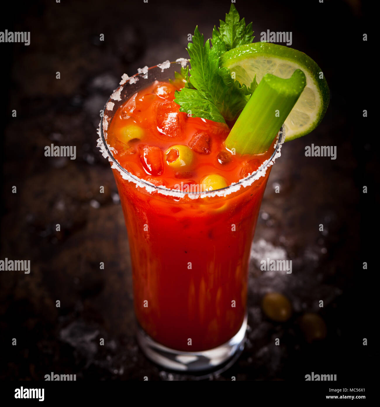 Bloody Mary Cocktail Stock Photo Alamy