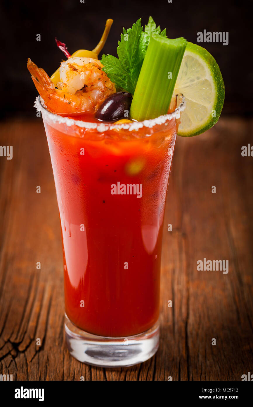 Bloody Mary Cocktail Stock Photo - Alamy