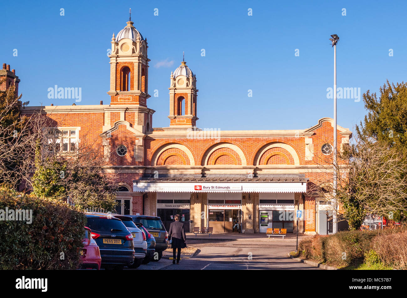 The Station in Bury Saint Edmunds , Suffolk , England , Great Britain , UK Stock Photo