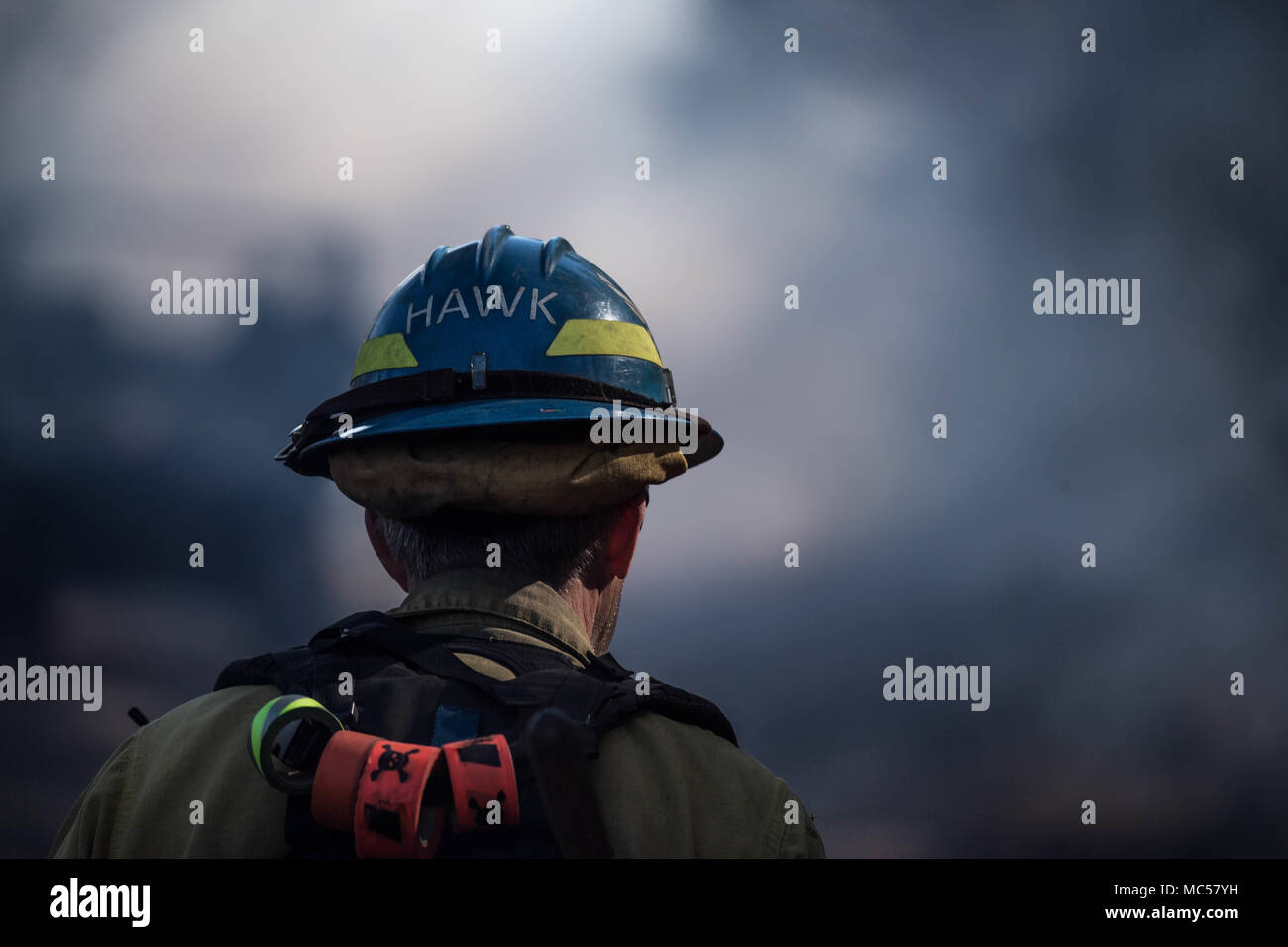 Keith Hawk, prescribed fire specialist, makes sure all team members are ...