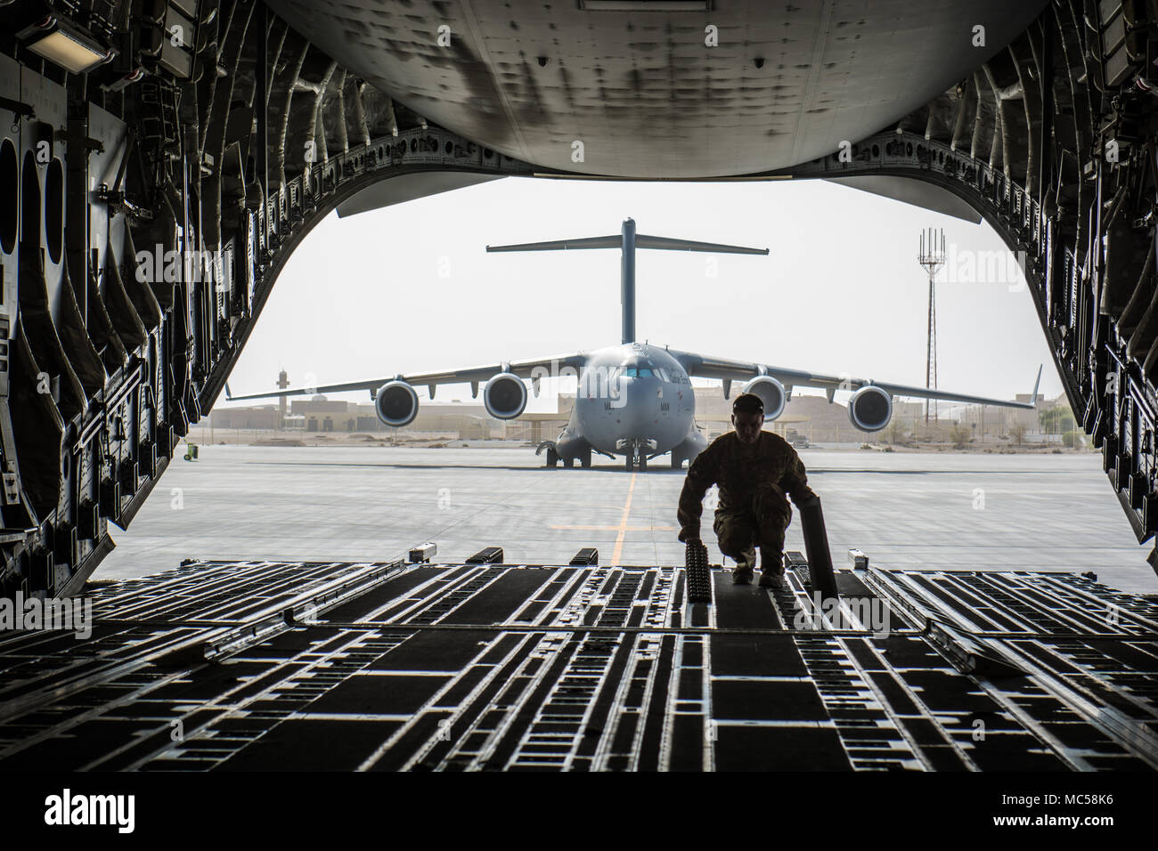 U S Air Force Staff Sgt Sam Hardy Loadmaster With The 816th