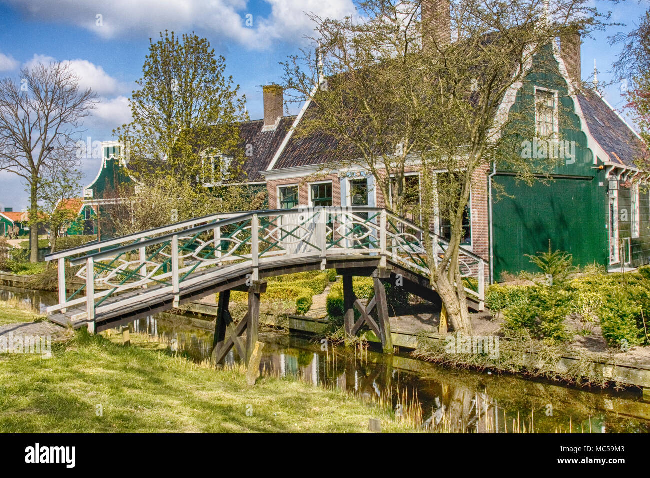 Zaanse Schans Living History Museum in Zaansdam, The Netherlands Stock ...