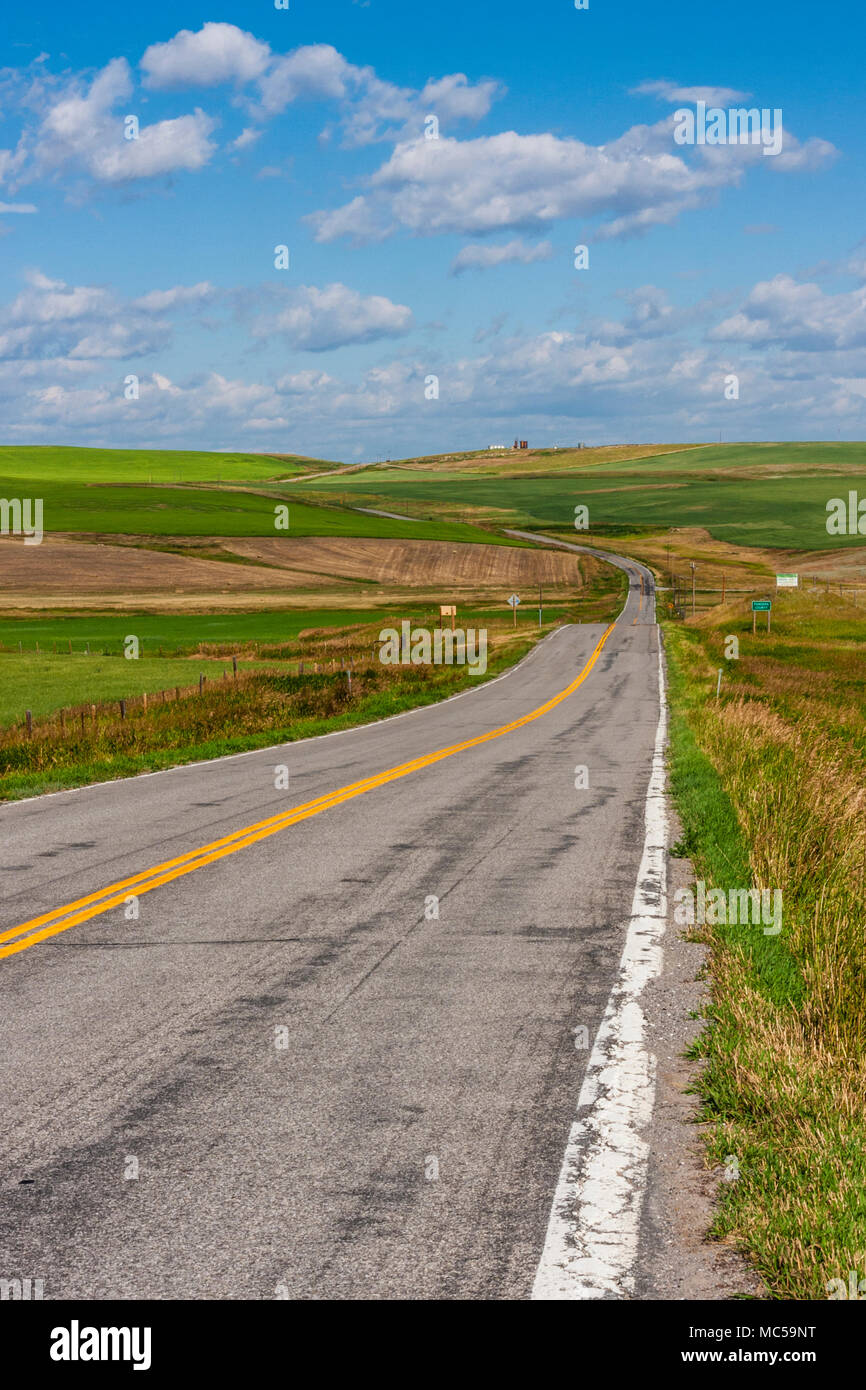 Scenic Drive in Montana, between Butte, Montana and Glacier National