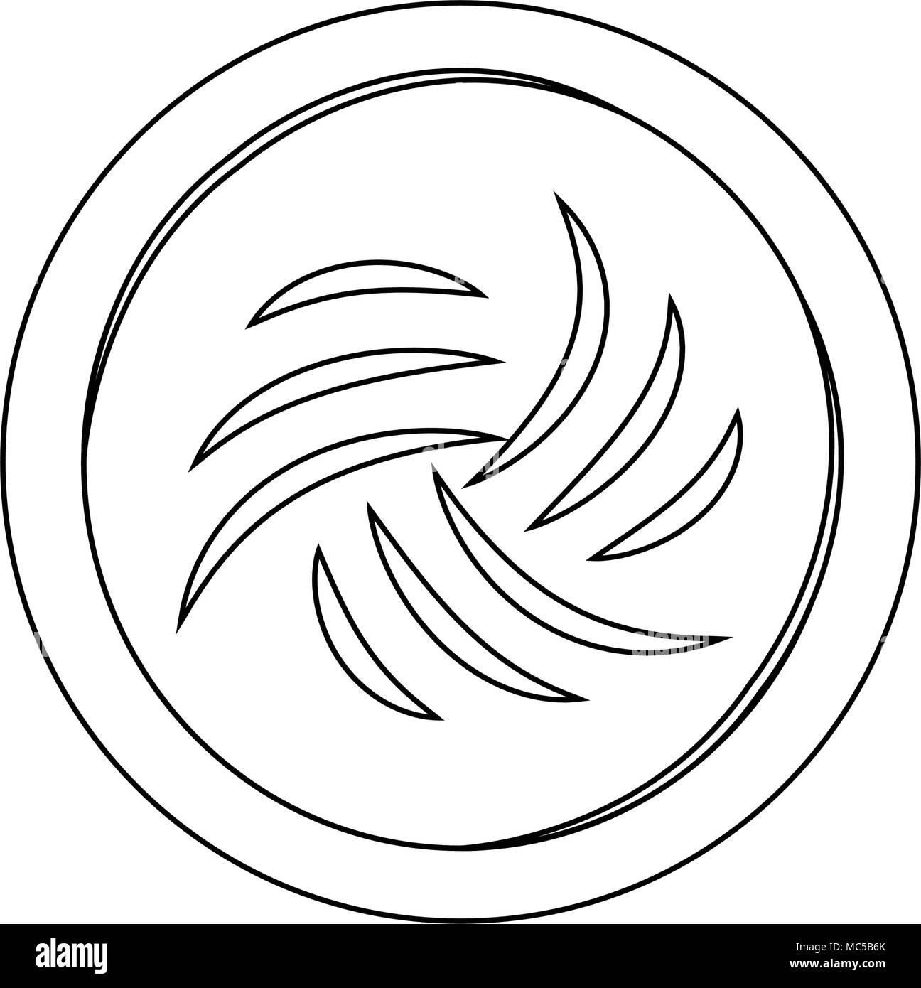 Golden coin ripple Black and White Stock Photos & Images - Alamy
