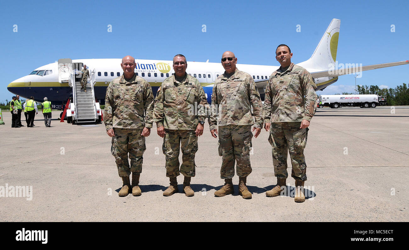 The Puerto Rico National Guard 181st Area Support Medical Company (ASMC)  departed from the Luis Muñoz Marín International Airport in Carolina, Puerto  Rico, toward Texas as part of the unit's mobilization process