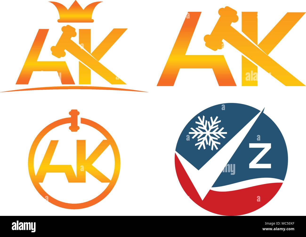 Logo Vector Template Set Stock Vector Image & Art - Alamy