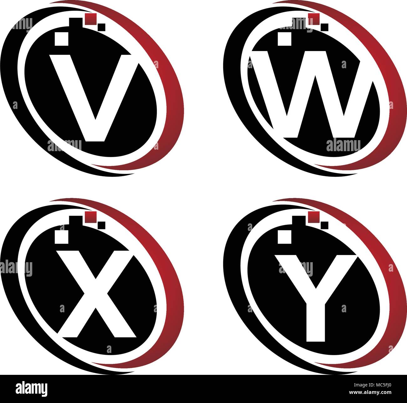Vector Template Sign Set Stock Vector Image & Art - Alamy