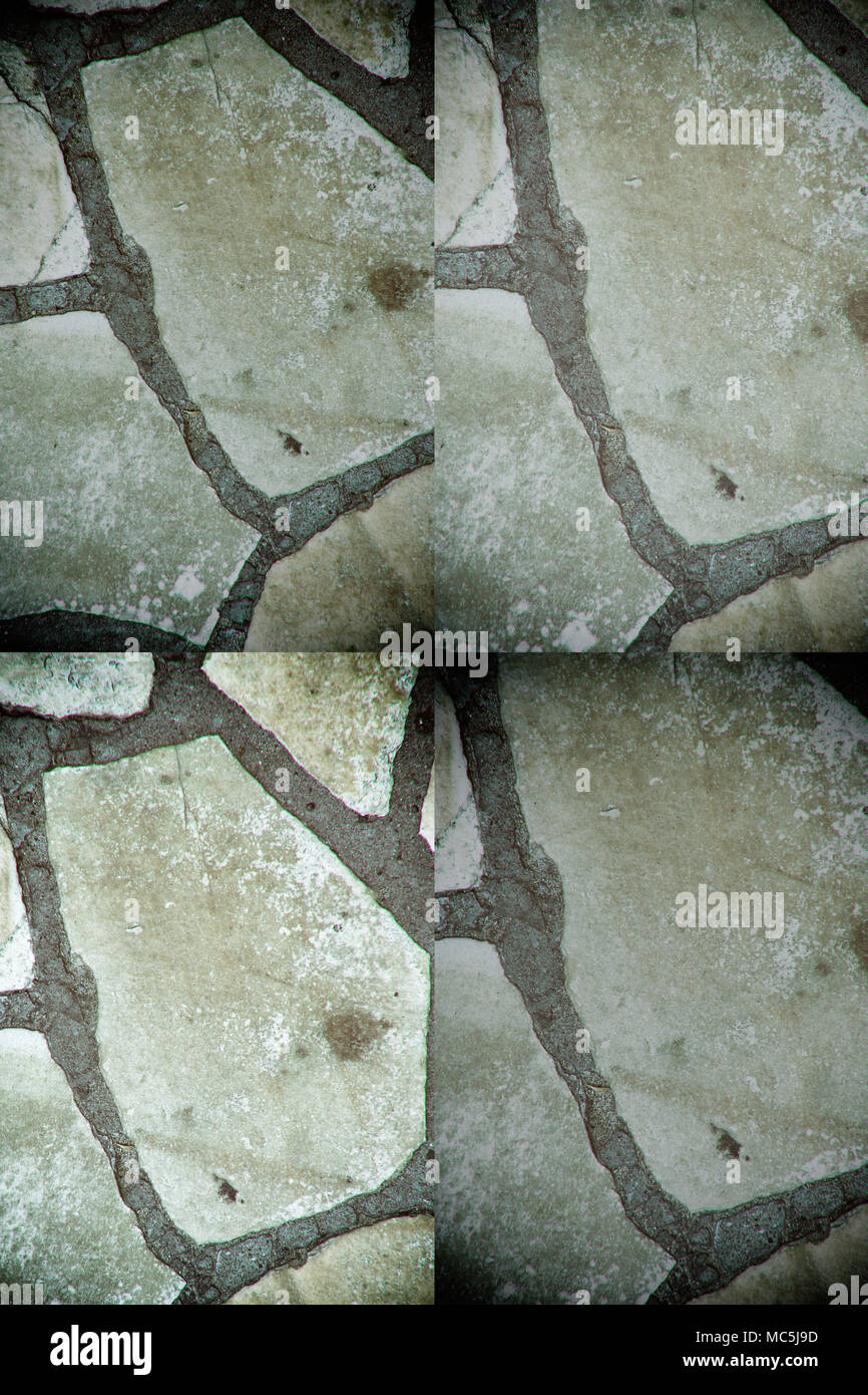 Gray stone wall background. Rock floor, texture Stock Photo