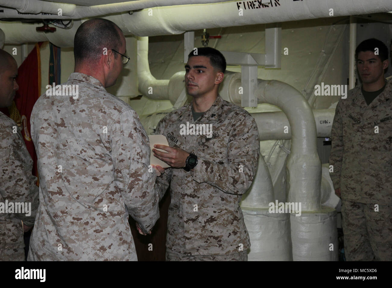 MEDITERRANEAN SEA (April 2 2018) Marine Corps Cpl Kevin Correia an